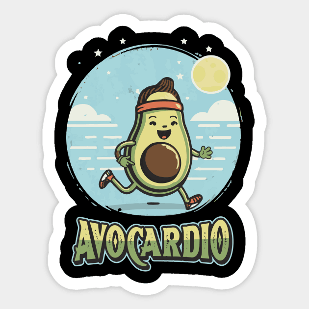 AVOCARDIO Sticker by Dedicated Designs